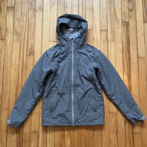 The North Face Mens Small Gray FUTURELIGHT Waterproof Hooded Jacket